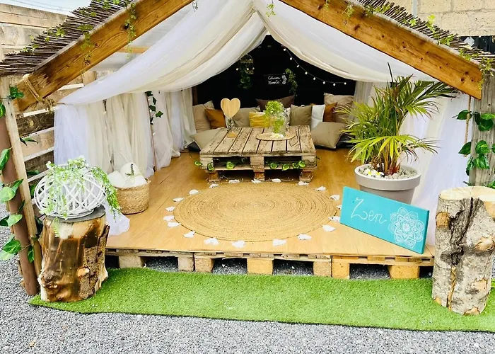 Bernegal Moneyba, Hot Tub, Piscina Y Jardin アパート *